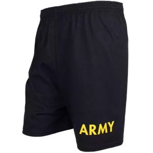 Fox 64-797 XXL Men's Black Running Short - Yellow Army 2xl