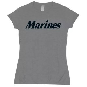 Fox 64-0945 M Women's Cotton Tee Marines Grey - Medium