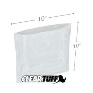 International PB21010 Flat Poly Bags  10 X 10 2 Mil