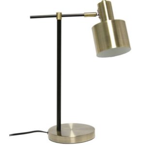 All LHT-4001-AB Lalia Home Mid Century Modern Metal Table Lamp, Antiqu