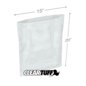 International PB41520 Flat Poly Bags  15 X 20 4 Mil