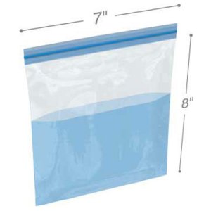 International CZLP30708 Leakproof Reclosable Zipper Bags  7 X 8