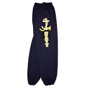 Fox 64-776 M Navy Logo Mens Sweatpant Navy - Medium