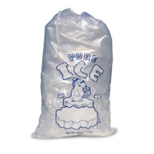 International PB-ICE-20DS Polar Bear Icebags With Drawstring  20 Ib