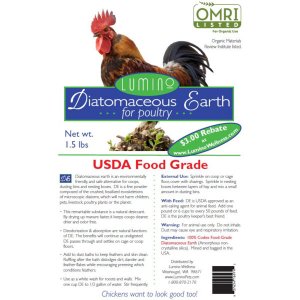 Lumino MA553 Food Grade  Diatomaceous For Poultry 1.5 Lbs