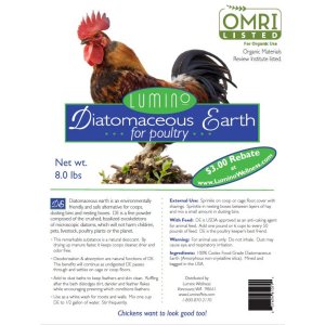 Lumino MA544 Food Grade  Diatomaceous For Poultry 8 Lbs