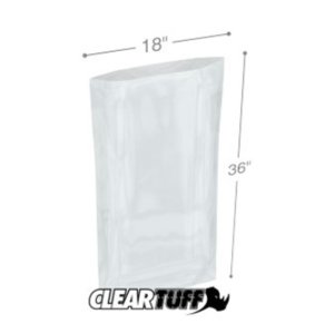 International PB41836 Flat Poly Bags  18 X 36 4 Mil