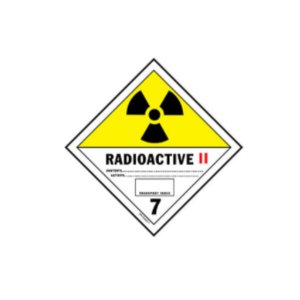 International HML417 D.o.t. Radioactive Ii Label For Hazardous Materia