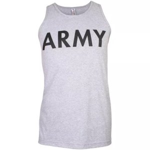 Fox 64-68 XXXL Mens Tank Top Grey - Army 3xl