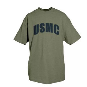 Fox 64-562 L Usmc T-shirt Olive Drab Large