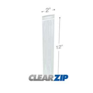 International CZ20212 Clearzip Lock Top Bags  2 X 12 2 Mil