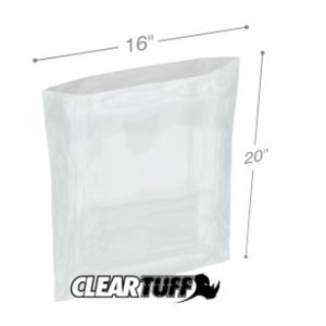 International PB41620 Flat Poly Bags  16 X 20 4 Mil