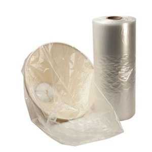 International GR2150924 Gusseted Poly Bags On Roll  15 X 9 X 24 2 Mil