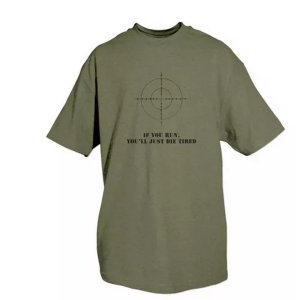 Fox 64-470 XXL If You Run T-shirt, Olive Drab - 2xl