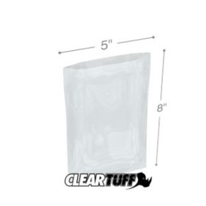 International PB20508 Flat Poly Bags  5 X 8 2 Mil