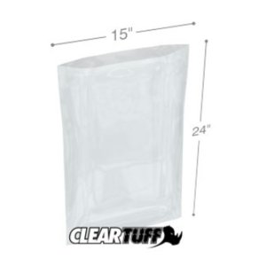 International PB21524 Flat Poly Bags  15 X 24 2 Mil