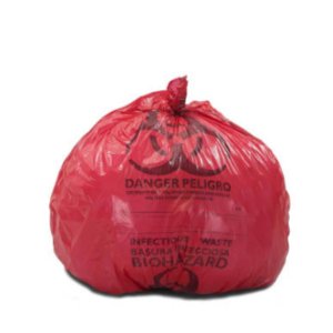 International CL-PIR-2423 Medical Waste Trash Bags - 1.3 Mil - 500case