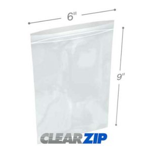 International CZ60609 Clearzip Lock Top Bags  6 X 9 6 Mil