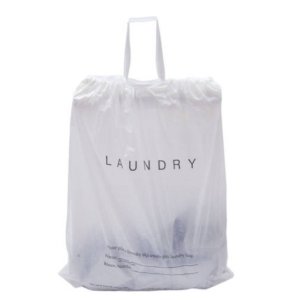 International GAR-19L Draw Tape Plastic Laundry Bags