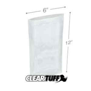 International PB30612 Flat Poly Bags  6 X 12 3 Mil