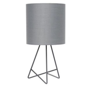 All LT2066-GOG Simple Designs Down To The Wire Table Lamp With Fabric 