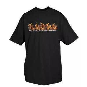 Fox 64-488 XXL Marines Flames T-shirt Black - 2xl