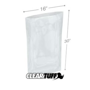 International PB21630 Flat Poly Bags  16 X 30 2 Mil