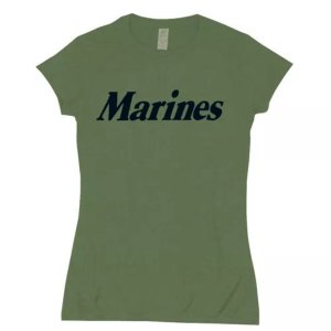 Fox 64-0941 S Women's Cotton Tee Marines - Olive Drab Small