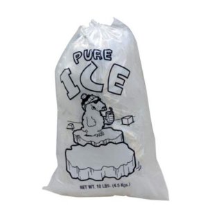 International PB-ICE-10DS Polar Bear Icebags With Drawstring  10 Lb