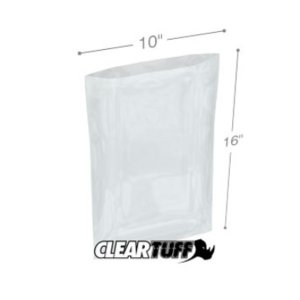 International PB31016 Flat Poly Bags  10 X 16 3 Mil