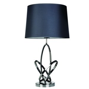 All LT1006-CHR Elegant Designs Mod Art Polished Chrome Table Lamp With