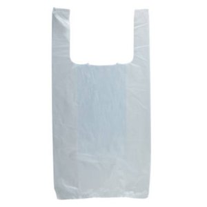 International MB-T-16HD White T-shirt Bags 0.65 Mil  8 X 4 X 16