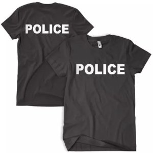 Fox 64-60 XL Police T-shirt Black - Xl