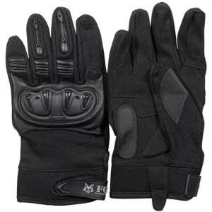 Fox 79-721 L Clawed Hard Nuckle Shooter's Glove - Black Large