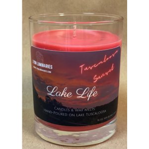 Lyon T-SUN-1 Tuscaloosa Sunset Soy Blend Tumbler Candle