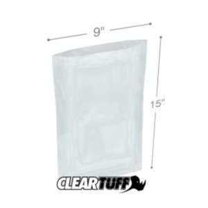 International PB20915 Flat Poly Bags  9 X 15 2 Mil