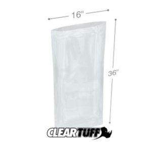 International PB41636 Flat Poly Bags  16 X 36 4 Mil