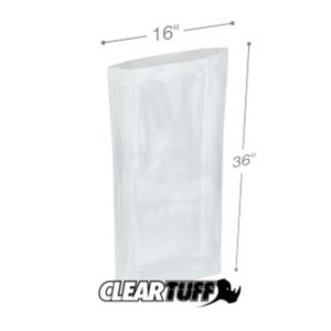 International PB21636 Flat Poly Bags  16 X 36 2 Mil