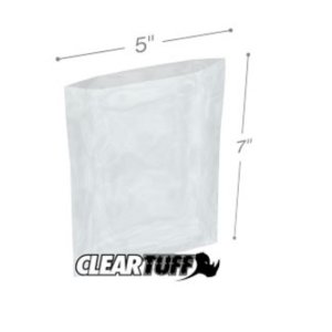 International PB30507 Flat Poly Bags  5 X 7 3 Mil