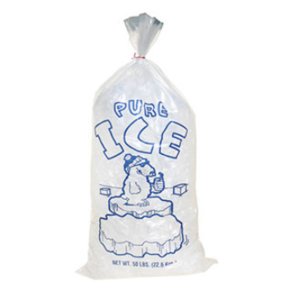 International PB-ICE-50WT Polar Bear Icebags With Twist Ties  50 Lb