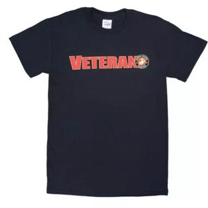 Fox 63-486 M Veteran Us Marines T-shirt Black - Medium