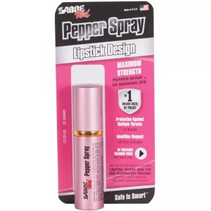 Fox 12-271 Sabre Red Pepper Spray 0.75 Oz Pink Lipstick