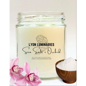 Lyon 9-SSO-1 Sea Salt + Orchid Soy Blend Candle