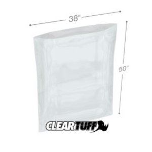 International PB23850 Flat Poly Bags  38 X 50 2 Mil