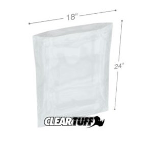 International PB21824 Flat Poly Bags  18 X 24 2 Mil