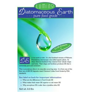 Lumino MA636 Pure Food Grade Diatomaceous Earth 8 Lbs