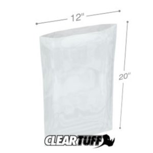 International PB21220 Flat Poly Bags  12 X 20 2 Mil