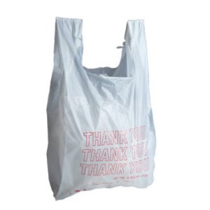 International MB-T-26TK Thank You Merchandise Bags 0.65 Mil  15 X 7 X 