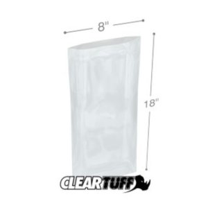 International PB20818 Flat Poly Bags  8 X 18 2 Mil