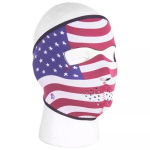 Fox 72-605 Neoprene Thermal Face Mask - Usa Flag